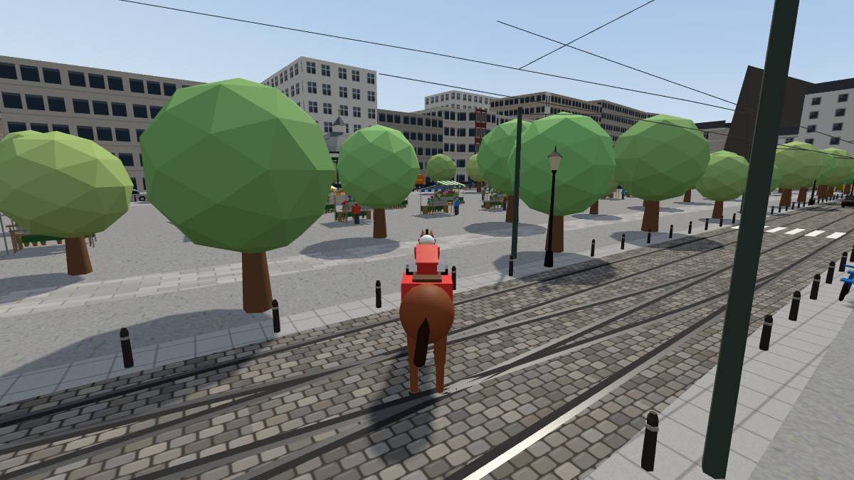 Kouter in Instant Gent, the 3D version of Ghent
