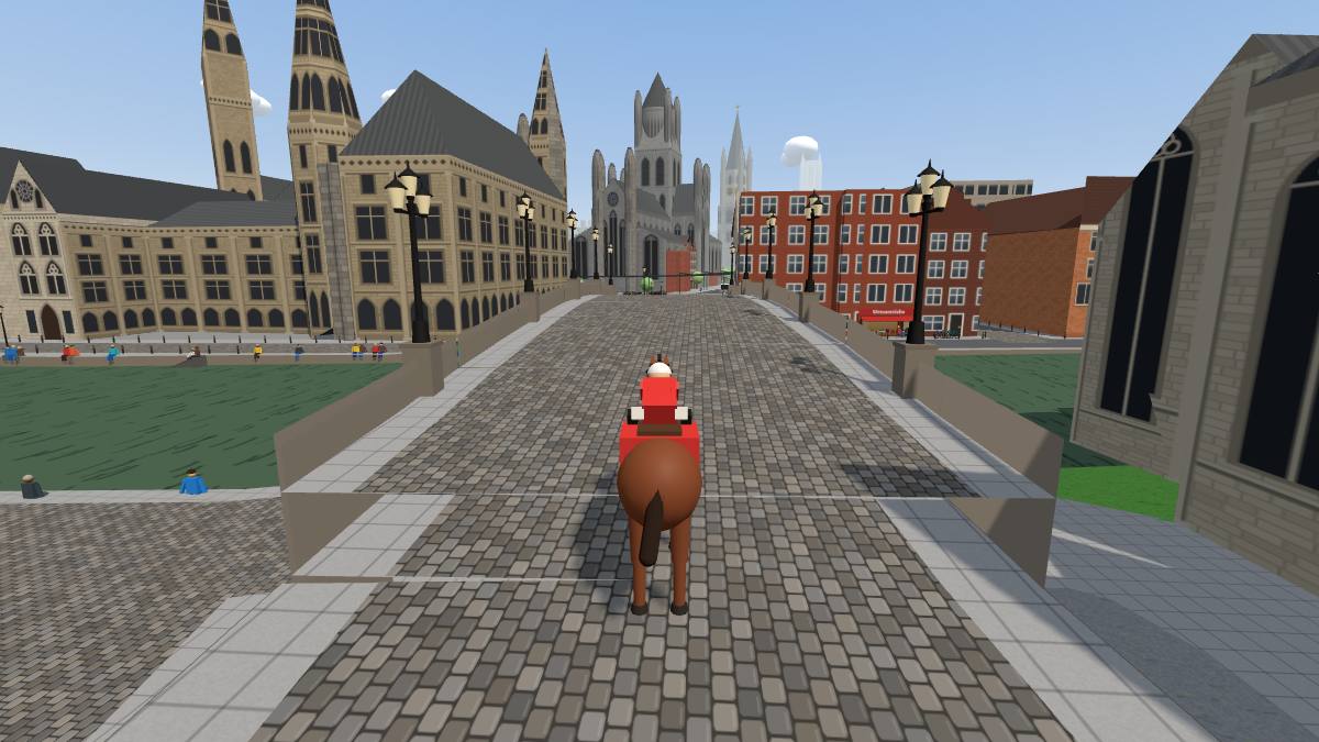 Pont Saint-Michel dans Instant Gent, la version 3D de Gand