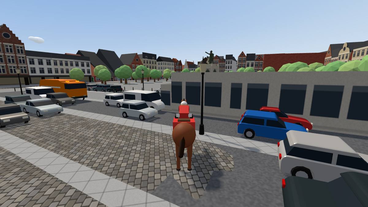 Vrijdagmarkt en Instant Gent, la versión 3D de Gante